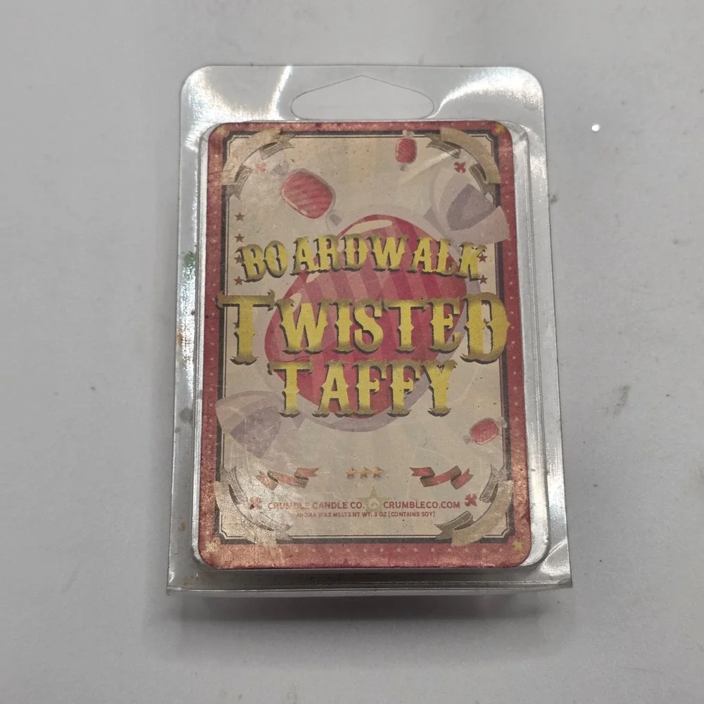 Wax Melts Unisex 3oz Purple New Boardwalk Twisted Taffy Crumble‎ Candle Co Soy